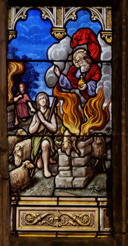 Alliance de Dieu avec Abram dans le feu de la fournaise par J-P Florence (ou Bûcher de Nemrod ???)