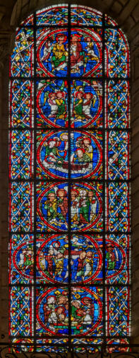 Baie 123: Dormition et Couronnement de la Vierge Marie