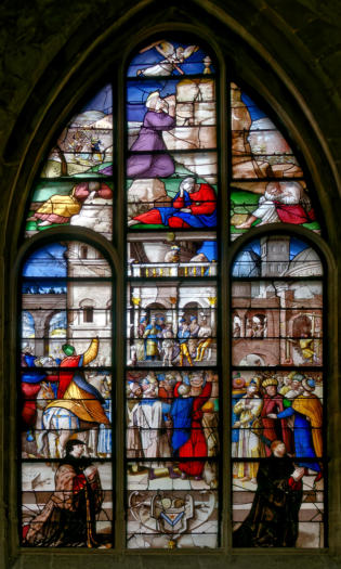 Baie 15: Ecce Homo, le Christ à la colonne et le Christ au Jardin des Oliviers