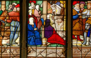 Baie 11: Crucifixion (Marie-Madeleine au pied de la Croix)