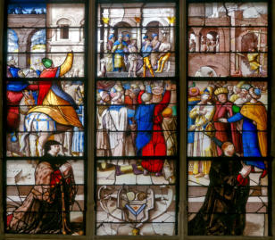 Baie 15: Ecce Homo et le Christ à la colonne 