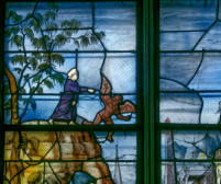 Baie 12: Tentation du Christ dans le désert