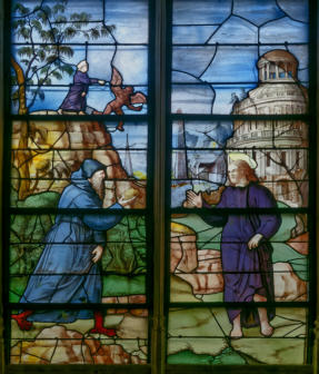 Baie 12: Tentation du Christ dans le désert
