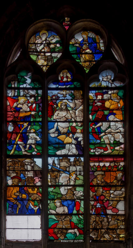 Baie 11: Verrière de saint Jean-Baptiste