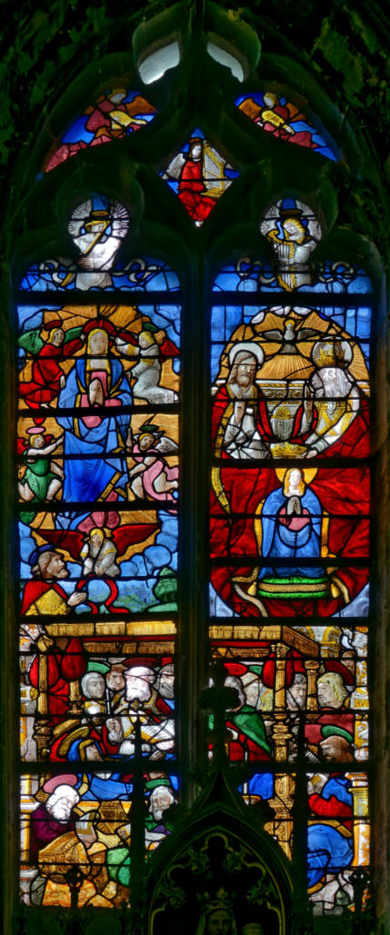 Baie 5: Verrière de la Vierge