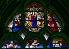 Restes de "Jésus chez les docteurs" - Vierge à l'Enfant