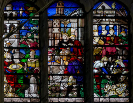 Hérode fait brûler le chef de saint Jean-Baptiste