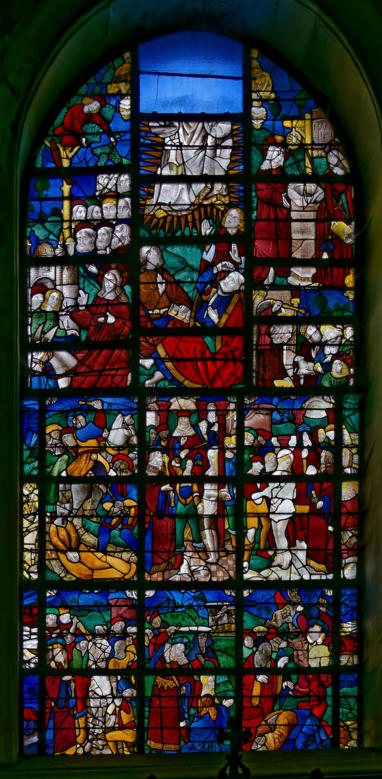 Baie 27: Supplice de sainte Barbe