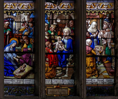 Adoration des bergers - Adoration des mages - Présentation au temple