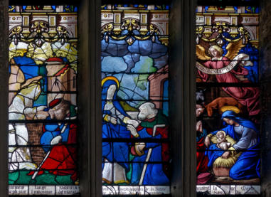 Un ange rassure Joseph sur l'innocence de Marie - Humilité de Joseph -Nativité