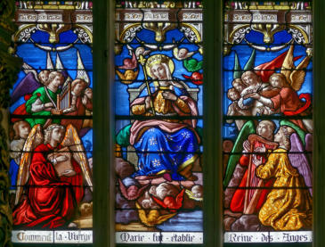 Marie reine des cieux et des anges