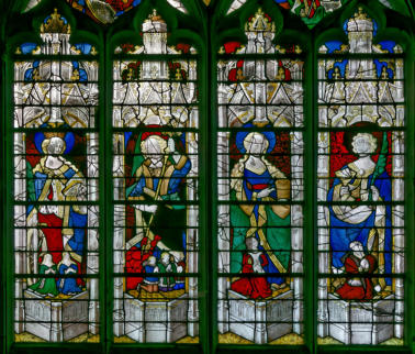 Saiints catherine, Michel, Marie-Madeleine et Jean l'Évangéliste