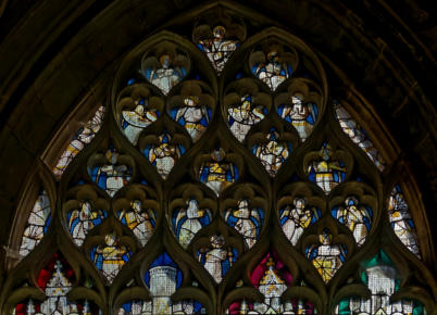 Trinité souffrante entourée d'anges