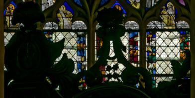 Les 4 Docteurs de l'Église dans les têtes de lancettes