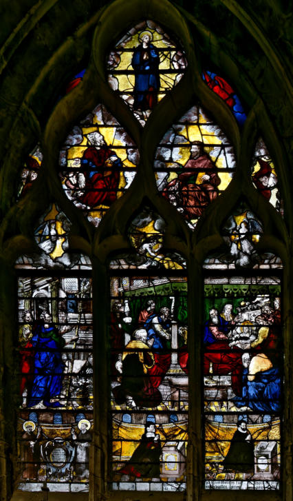 Baie 11: La mort de la Vierge