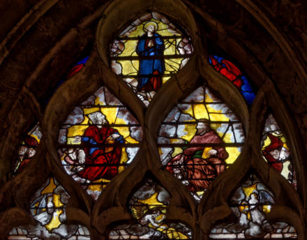 Saint Luc et saint Jean - La Vierge