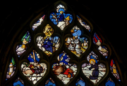 Tempête sur le lac de Tibériade et le Christ marchant sur les flots - Première et troisième Tentation du Christ