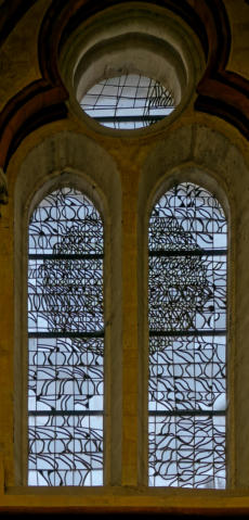 Création de Gérard Lardeur inspirée de l'activité drapière de Louviers