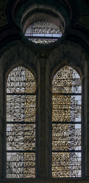 Création de Gérard Lardeur inspirée de l'activité drapière de Louviers