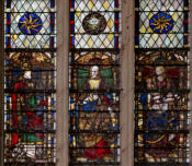 Saint Maclou (?) - Sainte marguerite (?) - Vierge à l'Enfant