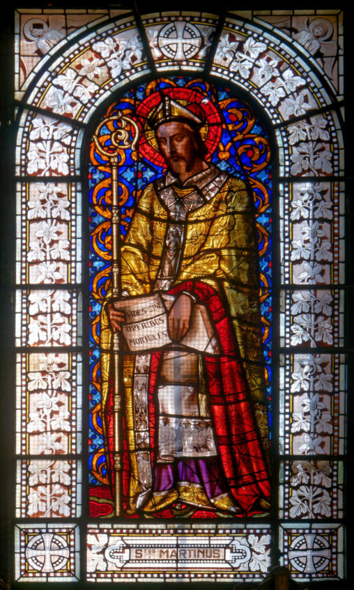  "La foi sans les œuvres est morte" issue de l'épître de Jacques et attribuée à saint Martin de Tours, notamment par Maréchal de Metz