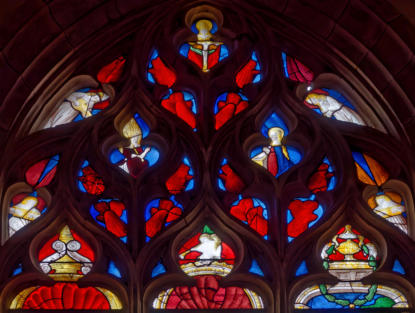 Trinité souffrante - Annonciation avec des anges