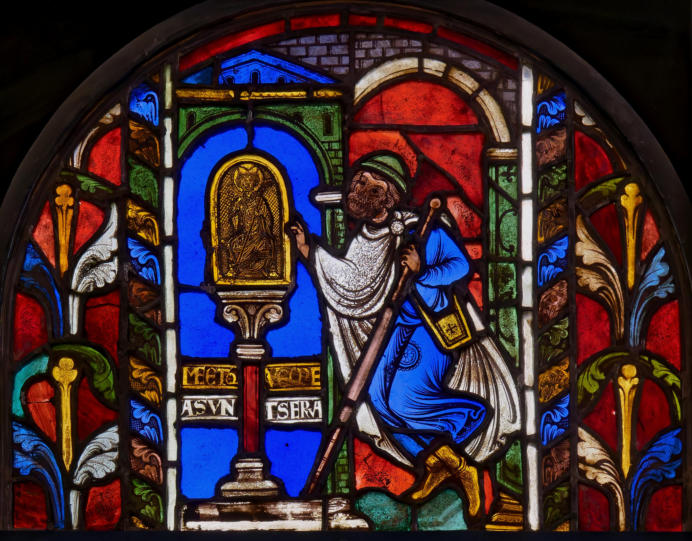 Le juif et la statue de saint Nicolas (Paris: Musée de Cluny - Musée national du Moyen-Age)