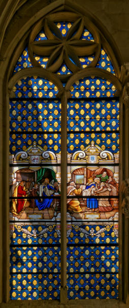 Baie 16: Naissance de saint Jean-Baptiste, patron de l'Ordre de Malte