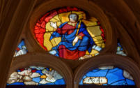 Le Christ entouré de séraphins