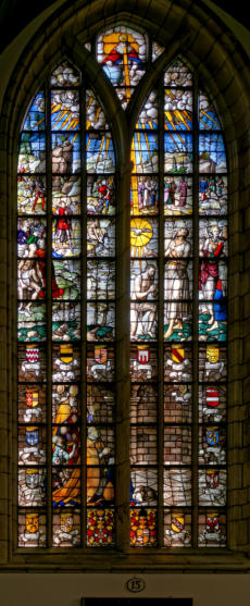 Baie 15: Le Baptême du Christ (1555 Dirck Crabeth)