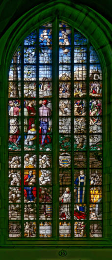 Baie 16: Le Christ répond aux disciples de Jean (1556 Dirck Crabeth)