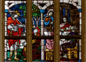 The appearance to Mary Magdalene - Breaking bread with disciples going to Emmaus 