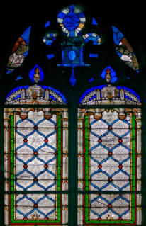 Baie 11: Le Sacré-Coeur et la Vierge, protecteurs de la ville de Dreux
