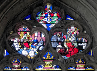 Prédication du saint - Prières du saint sur le tombeau des saints Pierre et Paul - Son âme est reçue au ciel