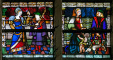 Panneaux se rapportant à l'iconographie des Miroirs